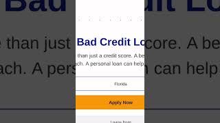 You still can get approved for a loan with Bad Credit  #youtubeshorts #personalloan #needmoney #no