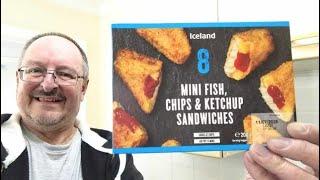 *NEW* Iceland Mini Fish, Chips & Ketchup Sandwiches ~ Party Food Review