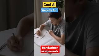 cool AI Website for Handwritten assignments #assignment_answer_2021 #assignment #homework