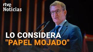 INVESTIDURA: El PP dice que el PACTO entre PSOE y SUMAR busca distraer la ATENCIÓN sobre la AMNISTÍA