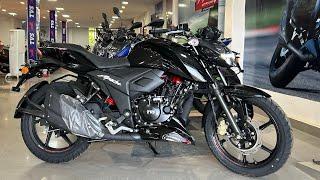 Tvs Apache RTR 160 4v Full Black Edition New Model 2024 Detailed Review || New Changes Price..