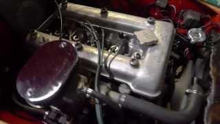 Alfa101Spider  engine start  after overhaul
