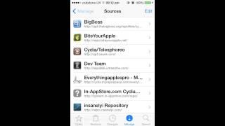 iOS 7 Jailbreak Cydia | How to change your carrier logo