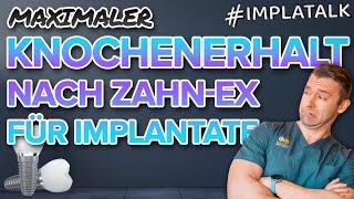 Maximaler Knochenerhalt nach Zahnextraktion für Zahnimplantate - Socket Preservation einfach erklärt