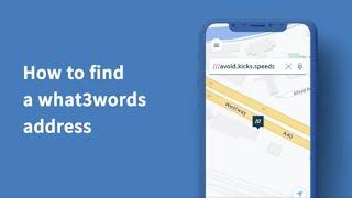 How to find a what3words address