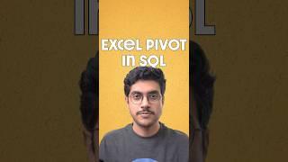 Master SQL PIVOT operator in 50 Seconds or Less #SQL