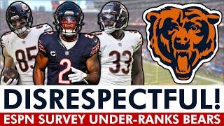 ESPN Survey DISRESPECTS Chicago Bears Players!