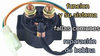 Reparación de Solenoide o Cochinito de motocicleta  Sencillo de Reparar