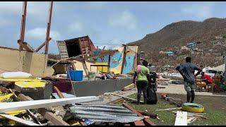 First Drive around Carriacou, Grenada after Hurricane Beryl