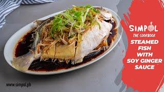 Steamed Fish with Soy Ginger Sauce, SIMPOL!