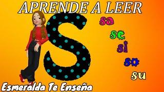 Lección 4 | Aprendamos a leer con la letra S | Esmeralda Te Enseña