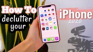 HOW TO DECLUTTER YOUR PHONE 2020 | simple organizing tips & tricks (minimalist)