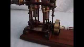 live steam marine engine with prop.