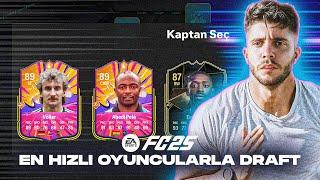 En Hızlı Oyuncuları Seçtik! | FC 25 DRAFT