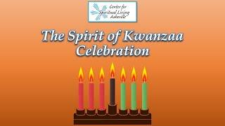 The Spirit of Kwanzaa Celebration with Rev. Dr. Suzi Schadle