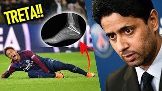 O PROBLEMA no pé de NEYMAR que deu TRETA no PSG!! - JOGADOR TREINOU SEPARADO!?