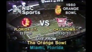 1980 Orange Bowl #4 Florida State vs #5 Oklahoma No Huddle