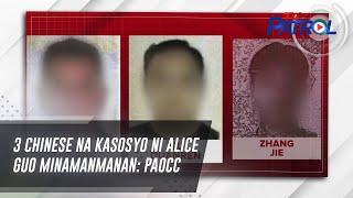 3 Chinese na kasosyo ni Alice Guo minamanmanan: PAOCC | TV Patrol