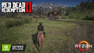 Red Dead Redemption 2 - RTX 4070 - Ryzen 7 7800X3D - 1080p - 1440p - 4K