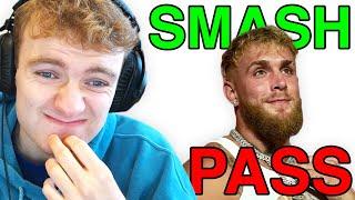 smash or pass: every youtuber