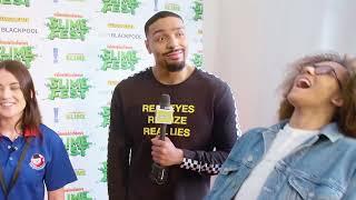 Esme Todd interviews JORDAN BANJO & PERRI KIELY | Nickelodeon | SlimeFest 2018