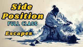 Escape from Side Position / Full Class Concepts #2 "BJJ from Okinawa"   HD 1080p