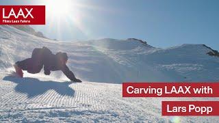 Carving the slopes of LAAX on a very early morning | Following Lars