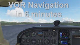 VOR Navigation in 6 Minutes - Intercept a Radial