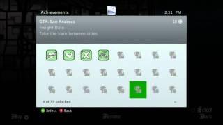 Grand Theft Auto: San Andreas HD XBOX360 Achievement List