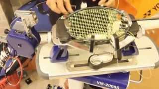 Hướng dẫn đan vợt voltric Z-force II theo kiểu mới của yonex (4 nút bỏ dây 8)
