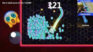 Snake io  New Event Rainbow Splash  Epic Snakeio Gameplay Snake Game