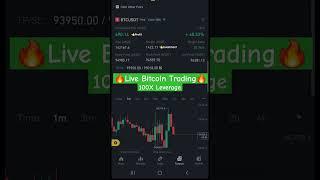 Bitcoin Trading with 100X Leverage | Binance Futures Trading #scalping #cryptotrading