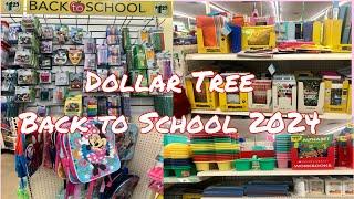 DOLLAR TREE BACK TO SCHOOL SUPPLIES 2024 *SHOP WITH ME AT DOLLAR TREE #backtoschool  #shopwithme