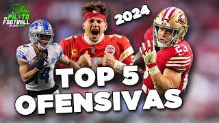 TOP 5 Ofensivas para la Temporada 2024 de la NFL