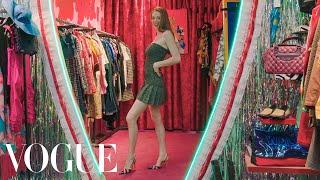 Hunter Schafer Goes Vintage Shopping in NYC's Chinatown | Vogue