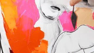 How to make acrylics work and look like oils