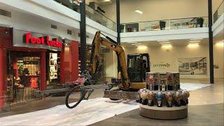 How To Get An Excavator Inside A Shopping Mall