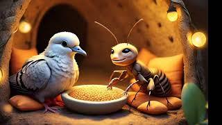 Kids Moral ral story || Dove and Ant story | Moral story for kids | #kidslearning