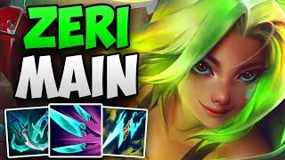 THIS KR CHALLENGER ZERI MAIN IS AMAZING! | CHALLENGER ZERI ADC GAMEPLAY | Patch 14.5 S14