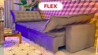 Sofá sem caixa Flex - sofá cama mais confortável do Brasil! #decor #sala #conforto #sofa #camainbox