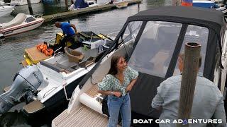 Boat Car Adventures - WE GOT INVITED TO A LAVISH RIVER PARTY