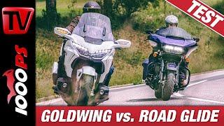 Harley Road Glide Special vs. Honda Goldwing - der Konzeptvergleich!