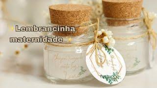 FAZENDO MINHAS LEMBRANCINHAS MATERNIDADE GASTANDO PUCO| VELINHAS AROMATICAS