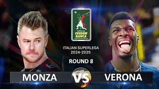 Monza vs Verona | Italian Volleyball SuperLega 2024/2025