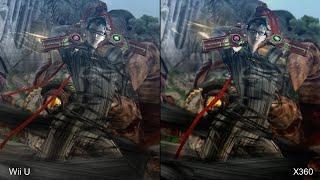 Bayonetta 1 Wii U vs Xbox 360 Comparison