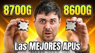 Estas APUs son BESTIALES!!, AMD Ryzen 8600G y 8700G | Asi son sus GRÁFICOS