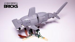 Lego Shark Week Hammerhead Shark Speed Build by The Brick Show Shop