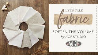 Quilting Cotton Collection featuring Soften The Volume Fabrics by AGF Studio | Art Gallery Fabrics