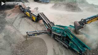 Powerscreen Warrior 1400X & RubbleMaster RM 120X - Bauschuttaufbereitung