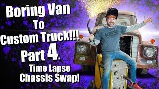 Chassis Swap - Chevy Van to International Loadstar - Part 4